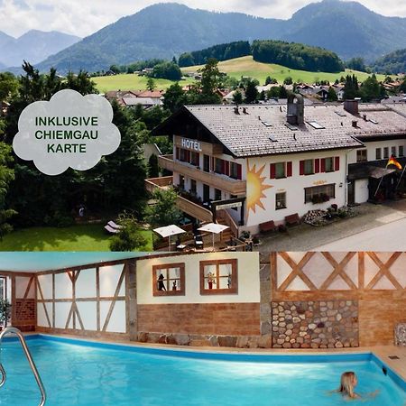 Hotel Alpensonne Ruhpolding Chiemgau Karte 외부 사진